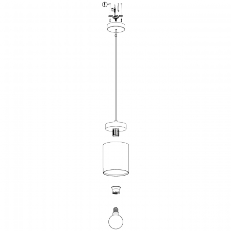 Pendul ALBARIZA E27 1X40W [4]