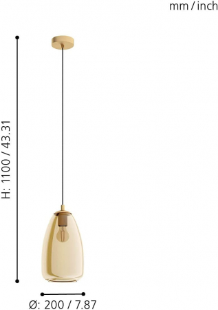 Pendul ALOBRASE E27 1X40W [5]