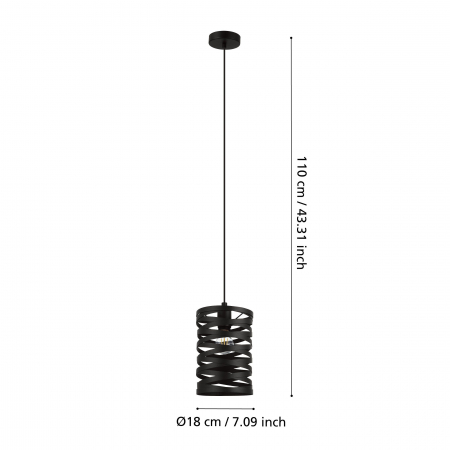 Pendul CREMELLA E27 1X40W [5]