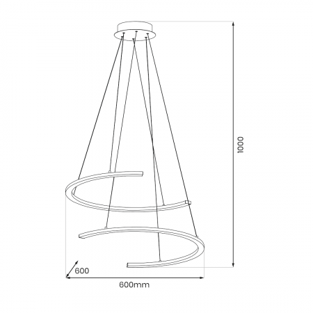 Pendul DOUBLEMOON 30W LED [4]