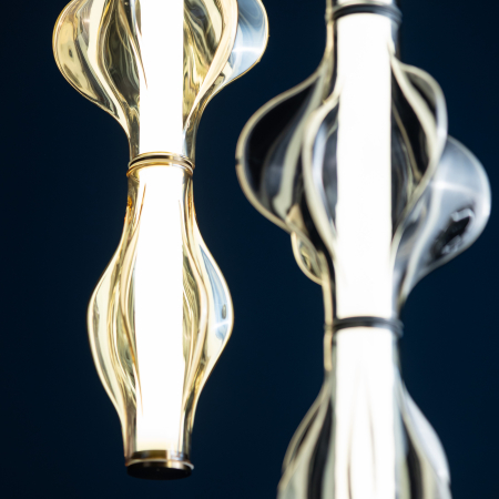 Pendul ELVA LED max 22W LED Alamă 18 cm [9]