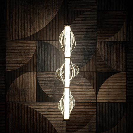 Pendul ELVA LED max 22W LED Alamă 18 cm [2]