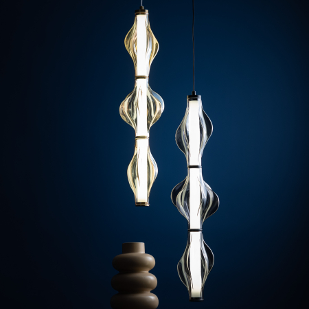 Pendul ELVA LED max 22W LED Alamă 18 cm [7]