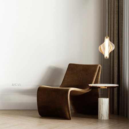 Pendul ELVA LED max 8W LED Alamă 18 cm [1]