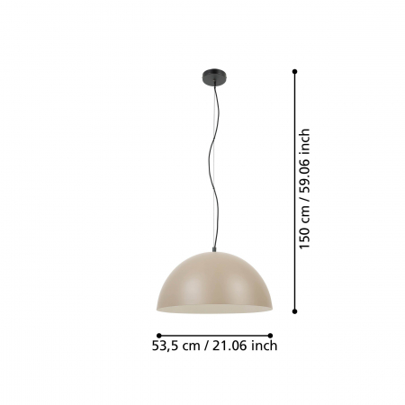Pendul GAETANO 1 E27 1X40W [3]