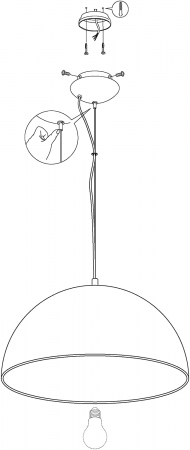 Pendul GAETANO 1 E27 1X60W [4]