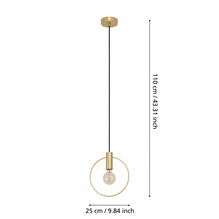 Pendul MANIZALES E27 1X40W [5]
