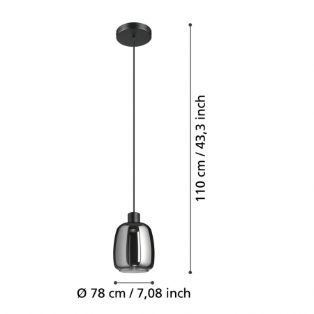 Pendul MOLOCHIO-Z LED 1X3,7W lumina reglabila [2]