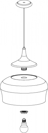 Pendul OBREGON E27 1X60W [3]