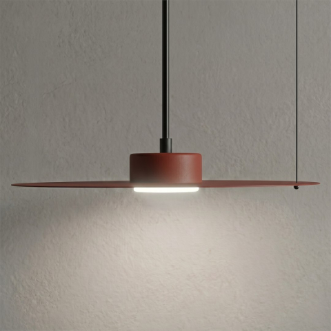 Iluminat interior - Pendul PIATTO Burgundy 1xGX53 fi 350mm IP20