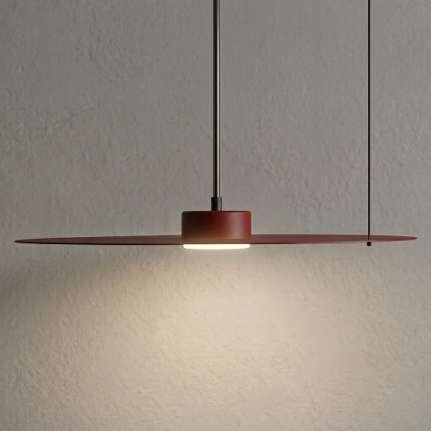 Iluminat interior - Pendul PIATTO Burgundy 1xGX53 fi 450mm IP20