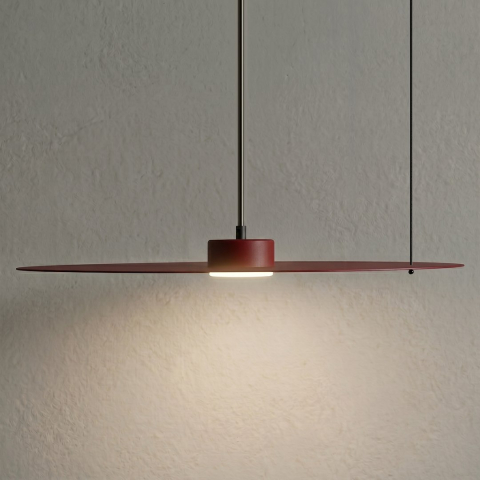 Iluminat interior - Pendul PIATTO Burgundy 1xGX53 fi 550mm IP20