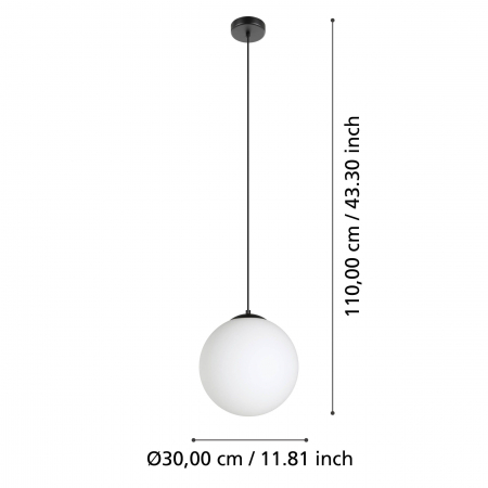 Pendul RONDO 3 E27 1x40W 30 cm [1]