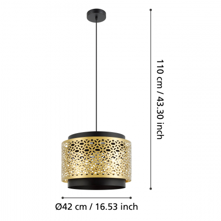 Pendul SANDBACH E27 1X40W [3]