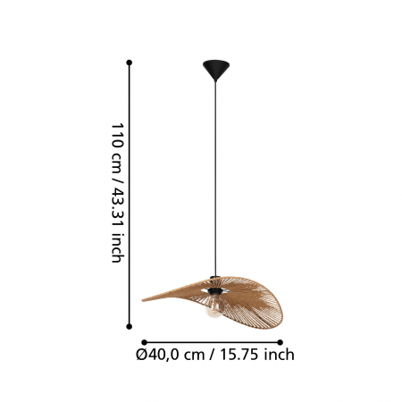 Pendul SIRUELA E27 1x42W 56 cm [2]