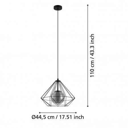 Pendul VERNHAM E27 1X40W [3]