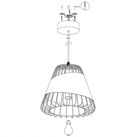 Pendul AUSTELL E27 1X60W [4]