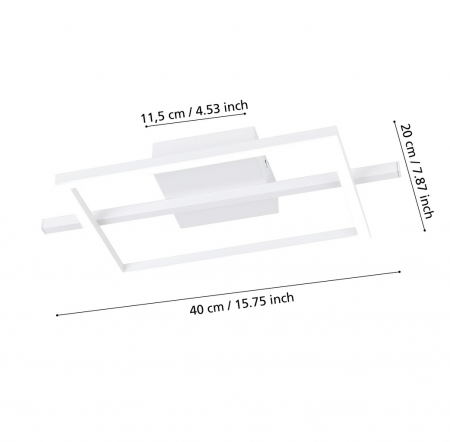 Plafoniera AMANDOLO LED 17W lumina reglabila [3]