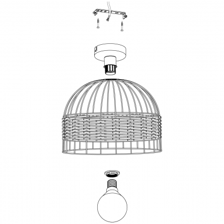 Plafoniera ANWICK E27 1X60W [4]