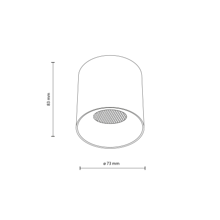 Plafoniera BLAZE LED max 12W LED  7,3 cm [6]