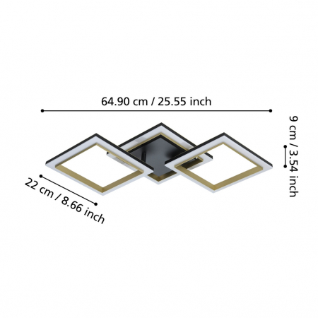 Plafoniera CALLIERA LED 20W lumina neutra [4]