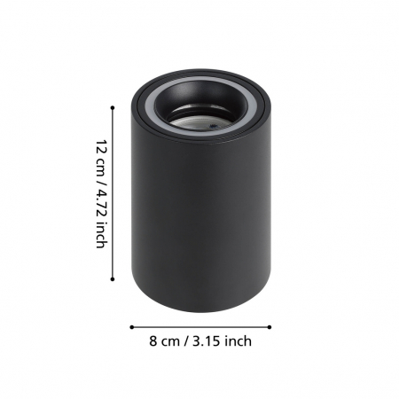 Plafoniera CAROSSO-Z GU10 1X4, 9W [2]
