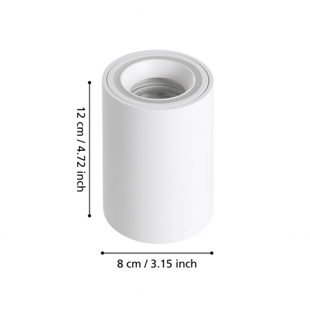 Plafoniera CAROSSO-Z GU10 1X4, 9W [1]