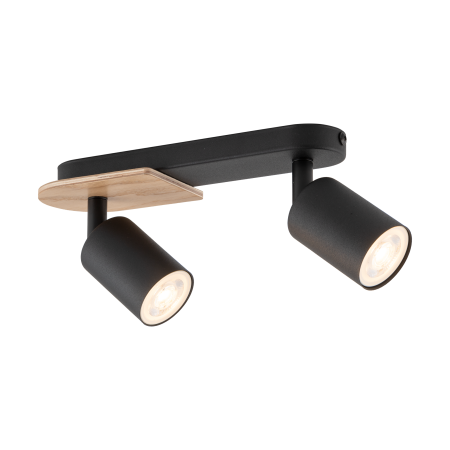 Plafoniera COVER GU10 2 x max 10W LED Negru 35 cm [5]