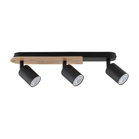 Plafoniere - Plafoniera COVER GU10 3 x max 10W LED Negru 51 cm