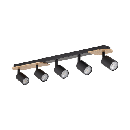 Plafoniera COVER GU10 5 x max 10W LED Negru 85 cm [2]