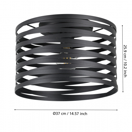 Plafoniera CREMELLA E27 1X60W [2]
