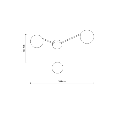 Plafoniera ELTON G9 3 x max 8W LED Negru 56,5 cm [8]