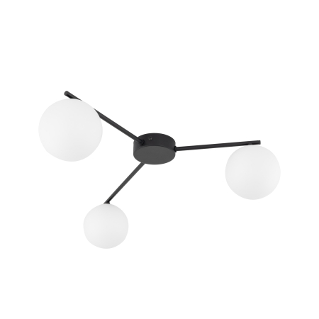 Plafoniere - Plafoniera ELTON G9 3 x max 8W LED Negru 56,5 cm