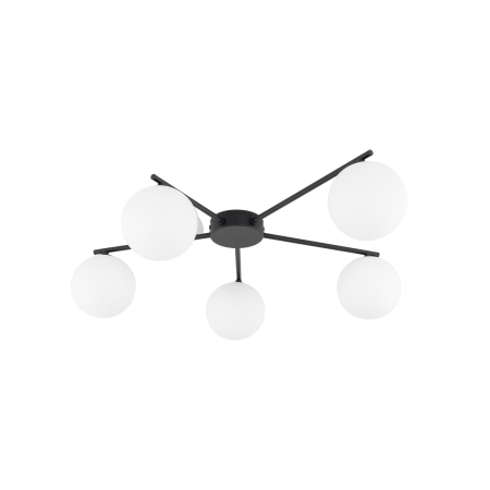 Plafoniere - Plafoniera ELTON G9 5 x max 8W LED Negru 67 cm