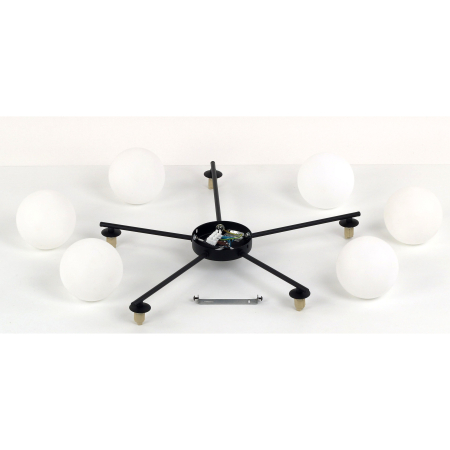 Plafoniera ELTON G9 5 x max 8W LED Negru 67 cm [9]