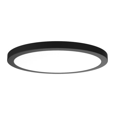 Plafoniera Evora Negru Rotund 24W 3CCT [2]