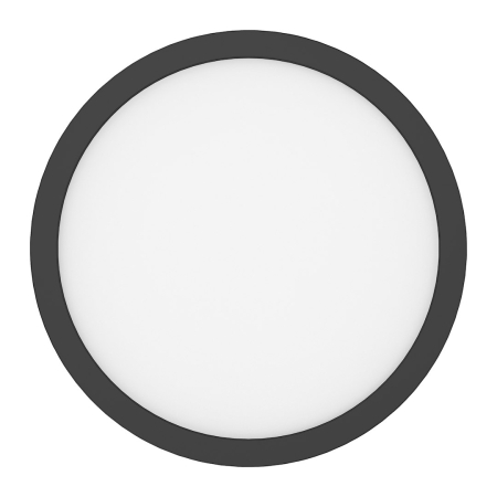 Plafoniera Evora Negru Rotund 24W 3CCT [1]