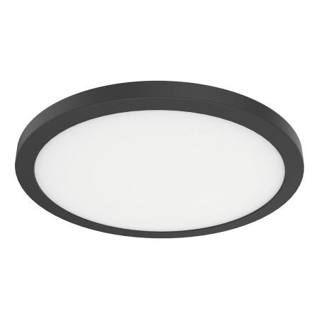 Aplice si plafoniere - Plafoniera Evora Negru Rotund 24W 3CCT