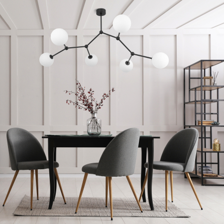 Plafoniera FAIRY G9 6 x max 8W LED Negru 105 cm [1]