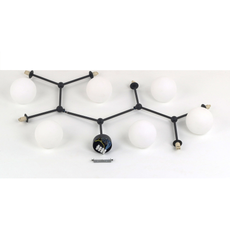 Plafoniera FAIRY G9 6 x max 8W LED Negru 105 cm [8]