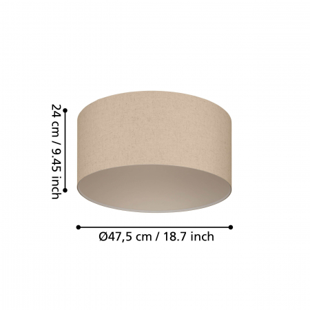Plafoniera FENIGLIA E27 1X40W [1]