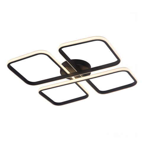 Plafoniera Hidalgo LED, 40W, 4000K, Alb/Negru [7]