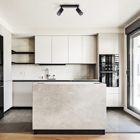 Plafoniera JET GU10 2 x max 10W LED Negru 43,5 cm [1]