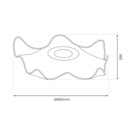 Plafoniera LARGO LED 16W lumina neutra 50 cm [4]
