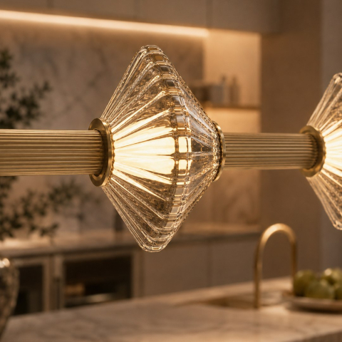 Lustra suspendata LED Padre Gold 18W [1]