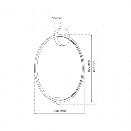 Plafoniera baie SATURNO LED 46W LED lumina neutra [3]