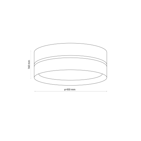 Plafoniera LINOBIANCO E27 4 x max 15W LED Alb 45 cm [3]