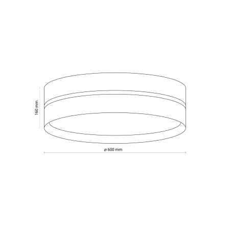 Plafoniera LINOBIANCO E27 4 x max 15W LED Alb 60 cm [3]