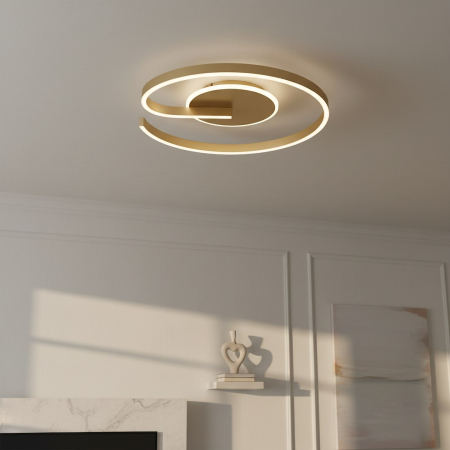 Plafoniera Lorenzo LED, 22W, 4000K, Gold [3]