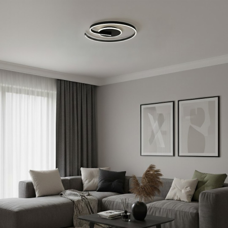 Plafoniera Lorenzo LED, 22W, 4000K, Negru [4]